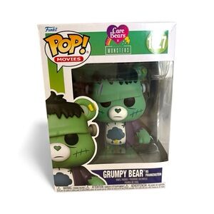 Funko Pop Grumpy Bear Frankenstein Green Black Figure